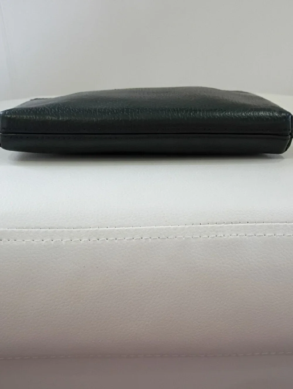 Kate Spade Leoni Black Pebbled Leather Double And Corner Zip Wristlet/Wallet